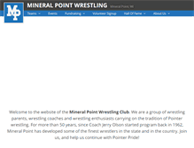 Tablet Screenshot of mineralpointwrestling.com